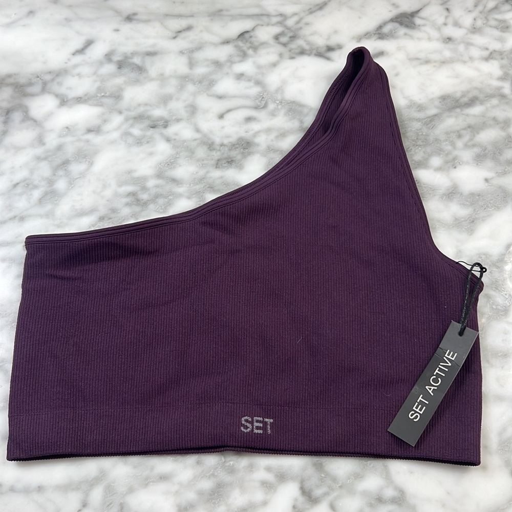 Set Active one shoulder bra